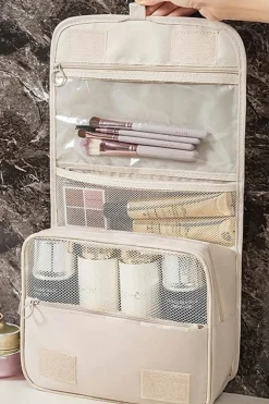 Online Dear-Lover Multi-functional Make Up Organizer Travel Toiletry Bag Apricot