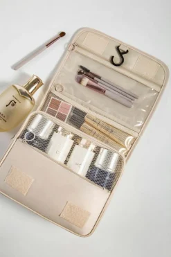 Online Dear-Lover Multi-functional Make Up Organizer Travel Toiletry Bag Apricot