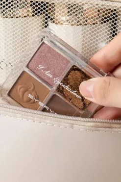 Online Dear-Lover Multi-functional Make Up Organizer Travel Toiletry Bag Apricot