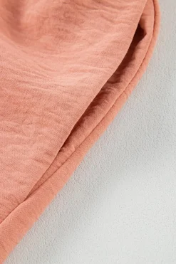 Hot Dear-Lover Casual Pocketed Smocked Sleeveless Romper Apricot Pink