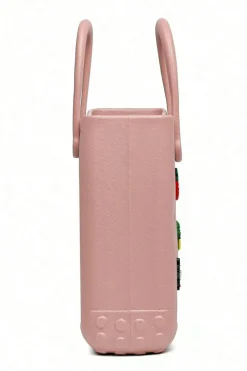 Hot Dear-Lover Waterproof EVA Random Decorations Hollow Tote Bag Apricot Pink