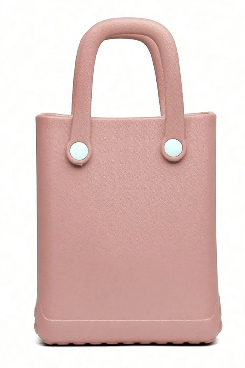 Hot Dear-Lover Waterproof EVA Random Decorations Hollow Tote Bag Apricot Pink