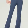Hot Dear-Lover Front Zipped Flare Leggings Ashleigh Blue