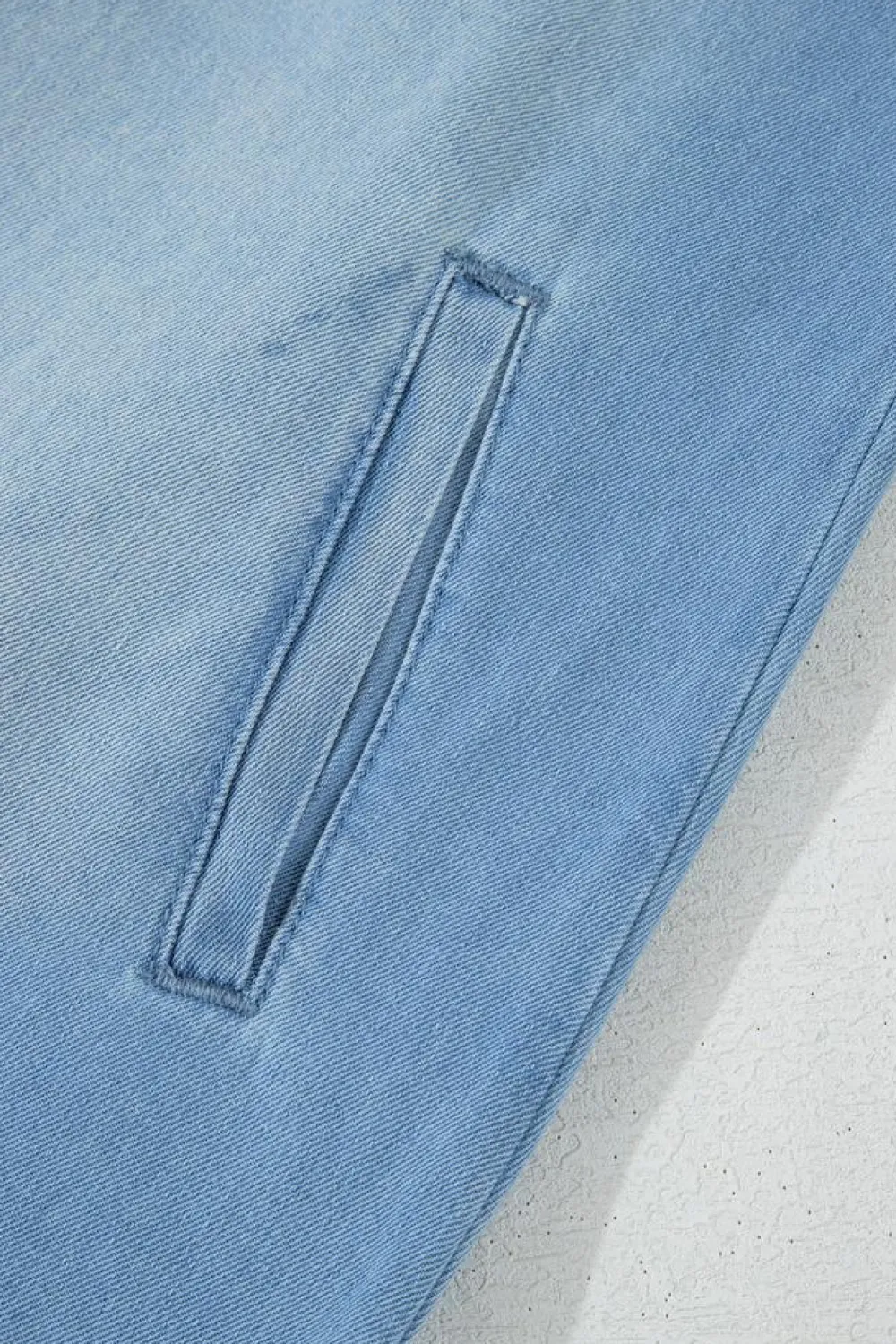 Best Dear-Lover Risen Medium Washed Denim Shirt Dress Beau Blue