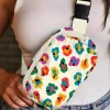 Outlet Dear-Lover Colorful Leopard Print Buckle Strap Crossbody Bag Beige
