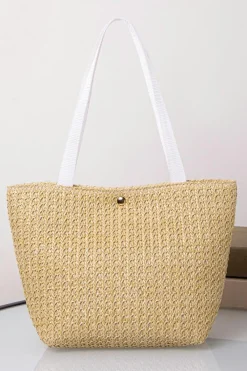 Online Dear-Lover Minimalist Large Tote Bag Beige