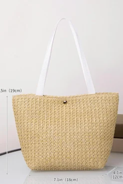 Online Dear-Lover Minimalist Large Tote Bag Beige