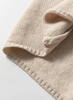 Hot Dear-Lover Side Pockets Open Front Long Knitted Cardigan Beige