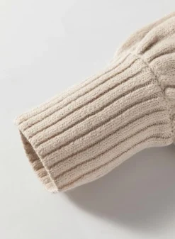 Hot Dear-Lover Side Pockets Open Front Long Knitted Cardigan Beige
