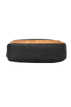 Fashion Dear-Lover Adjustable Strap Mini PU Leather Crossbody Bag Black