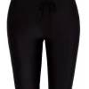Clearance Dear-Lover High Waisted Boardshort Swim Bottom Black