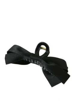 Fashion Dear-Lover Bow Decor Large Hair Claw Clip Black
