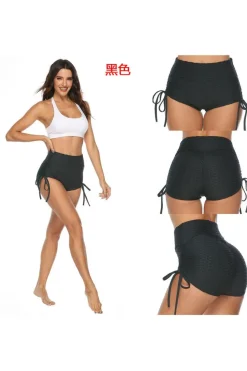 Sale Dear-Lover Butt Lifting High Waist Yoga Shorts Black