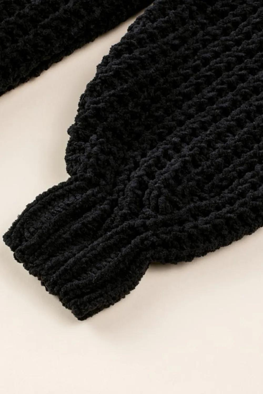 Outlet Dear-Lover Buttoned Front Drop Shoulder Knitted Cardigan Black