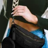 Discount Dear-Lover Colorblock Strap Chain Shoulder Bag With Coin Purse Black