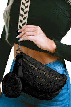 Discount Dear-Lover Colorblock Strap Chain Shoulder Bag With Coin Purse Black