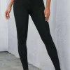 New Dear-Lover Criss Cross Tummy Control High Waist Leggings Black