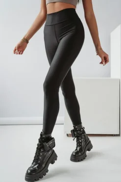 New Dear-Lover Criss Cross Tummy Control High Waist Leggings Black