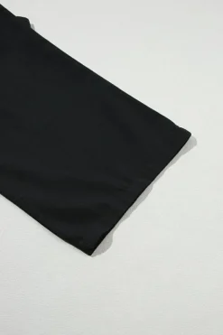 Online Dear-Lover Drawstring Buttoned Straps Cropped Overall Black