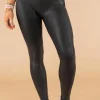 Hot Dear-Lover Faux Leather Skinny Leggings Black