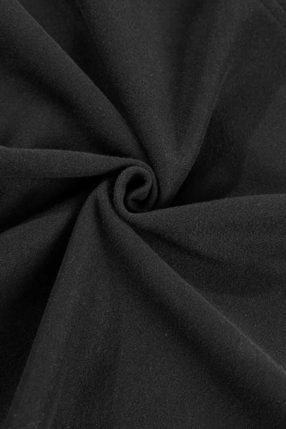 Clearance Dear-Lover Fleece Lined Zip Up Stand Collar Thumbhole Sleeve Sweatshirt Black