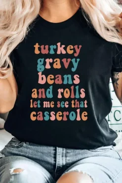 Discount Dear-Lover Food Lovers Slogan Graphic T Shirt Black