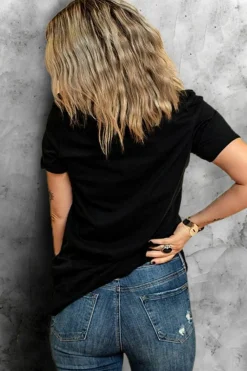 Online Dear-Lover FUELED BY iced coffee AND anxiety Graphic Tee Black