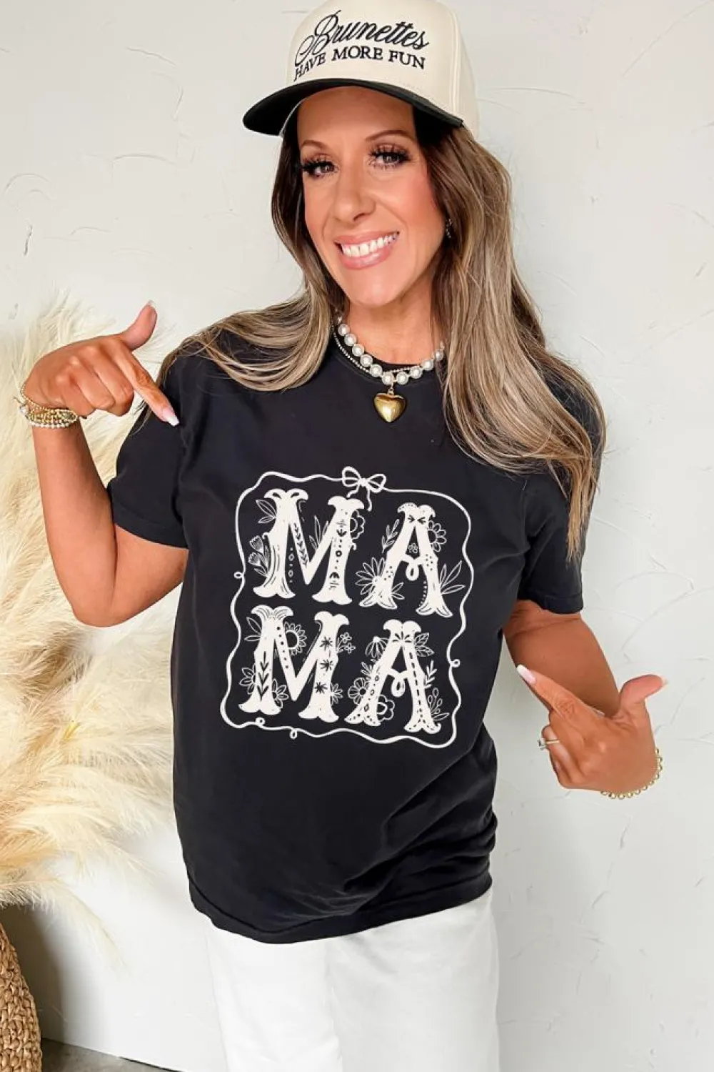 Outlet Dear-Lover MAMA Artistic Graphic Tee Black