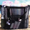 Hot Dear-Lover Multi-pocket Large Mesh Tote Bag Black