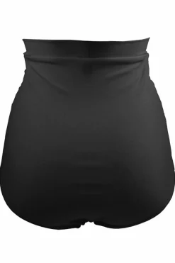 Sale Dear-Lover Purple Retro High Waisted Swim Short Black