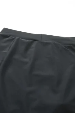 Sale Dear-Lover Purple Retro High Waisted Swim Short Black