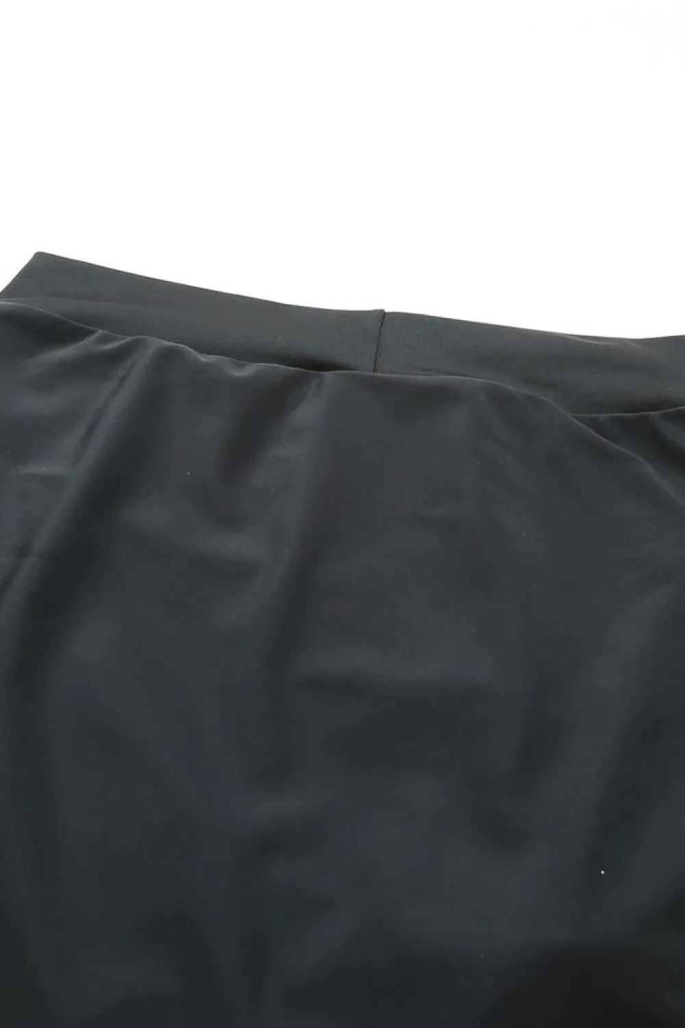 Sale Dear-Lover Purple Retro High Waisted Swim Short Black