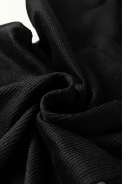 Outlet Dear-Lover Racerback Ribbed Knit Drawstring Bodycon Dress Black