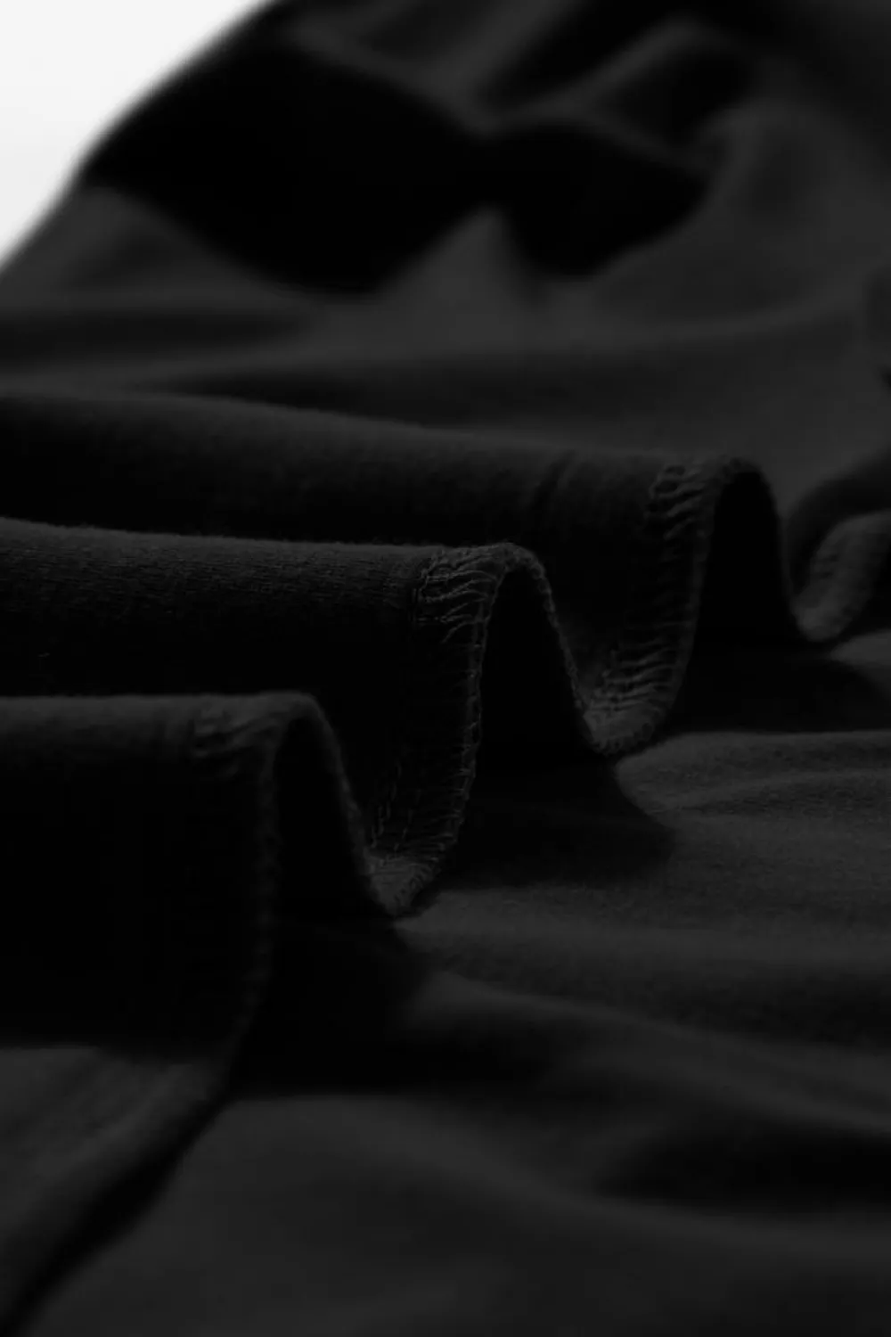 Online Dear-Lover Raw Seam Patchwork Drop Shoulder Oversize T Shirt Black