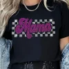 Sale Dear-Lover Rhinestone Mama Letter Graphic T Shirt Black