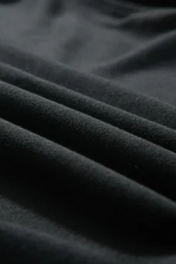 New Dear-Lover Solid Classic Crewneck Pullover Sweatshirt Black