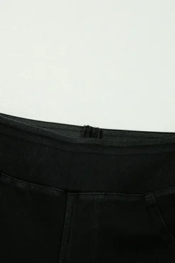 Best Dear-Lover Solid Color High Waist Stretchy Slim Fit Jeggings Black