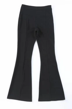 Best Dear-Lover Split Hem High Waist Pants Black