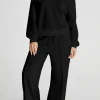 Online Dear-Lover V Neck Cropped Seamed High Waist Sports Wear Black