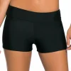 Discount Dear-Lover Wide Waistband Swimsuit Bottom Shorts Black