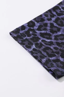 Discount Dear-Lover WILD like the WEST Leopard Tee Black