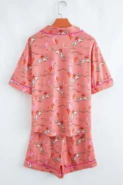 Hot Dear-Lover Cowgirl Country Print Pajamas Set Blossom
