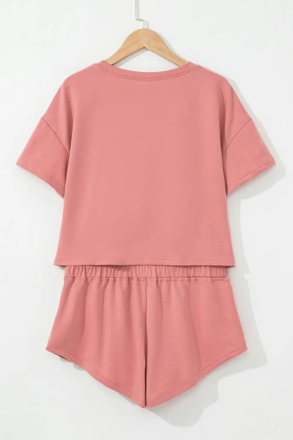 Sale Dear-Lover 2pcs Cropped Tee and Ruffle High Waist Skort Set Blossom