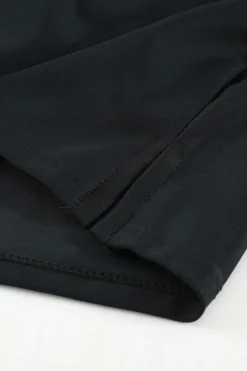 Discount Dear-Lover Blue Trim Black Women Swim Boardshort Black Blue