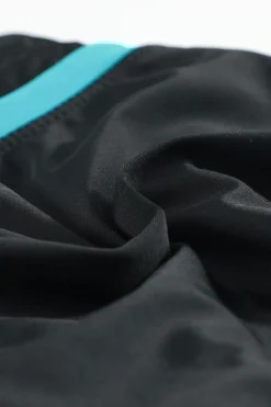 Discount Dear-Lover Blue Trim Black Women Swim Boardshort Black Blue