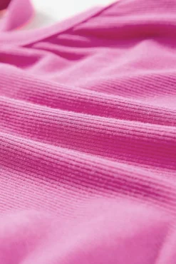 Sale Dear-Lover Athletic Ribbed Cropped Cami Top Bonbon