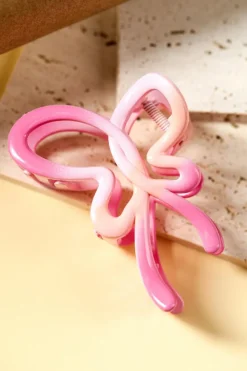 New Dear-Lover Butterfly Shape Glossy Hair Claw Clip Bonbon