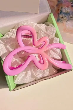 New Dear-Lover Butterfly Shape Glossy Hair Claw Clip Bonbon