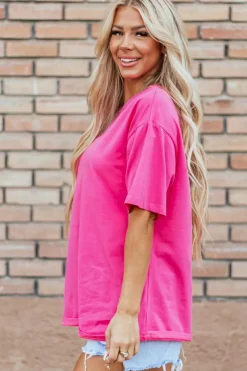 Discount Dear-Lover SUNSHINE ON MY MIND Graphic Tee Bright Pink