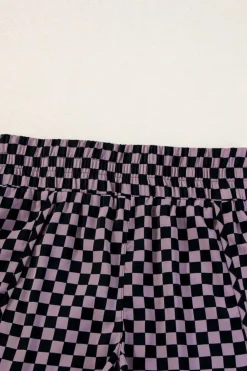 Discount Dear-Lover Leopard High Waisted Athletic Shorts Brown